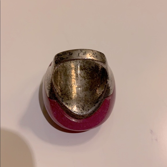 Lola Rose Claret Gemstone Ring on Sterling Silver Band - Picture 5 of 7